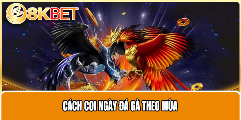 Cách coi ngày đá gà theo mùa