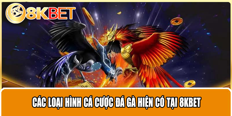 Các loại hình cá cược đá gà hiện có tại 8KBET